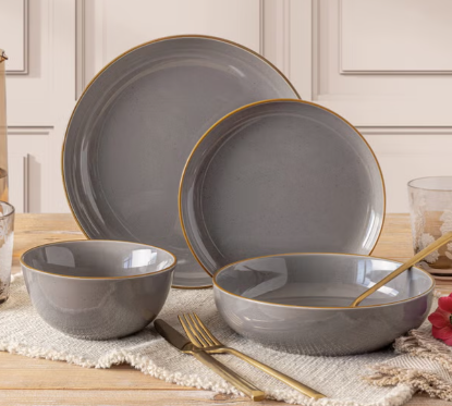 over&back Options 16-piece Dinnerware Set