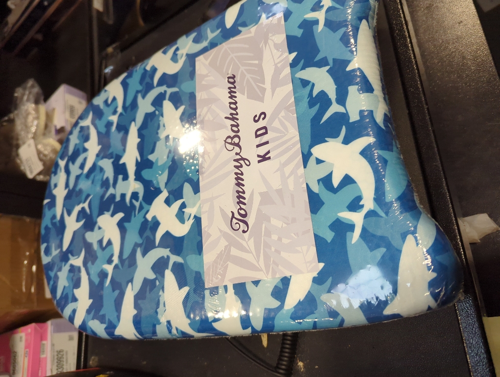 Tommy Bahama Junior Kickboard Buoy for Youth Children & Toddlers Swimming Aid & Exercise Training Board for Kids to Learn to Swim with Kick Boards in Pool BPA Free Shark