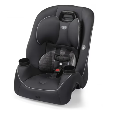 Cosco Kids Easy Elite Slim All-in-One Convertible Car Seat, Grey Glyphs