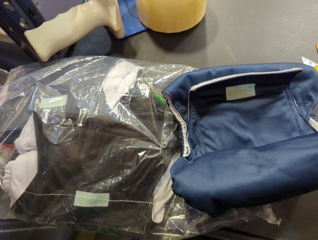 Size S Wegreeco Washable Male Dog Belly Band - Pack of 3 - Washable Male Dog Belly Wrap, Small Doggie Dog Diapers Male for Doggy Puppy (Black, Charcoal, Navy, Small)