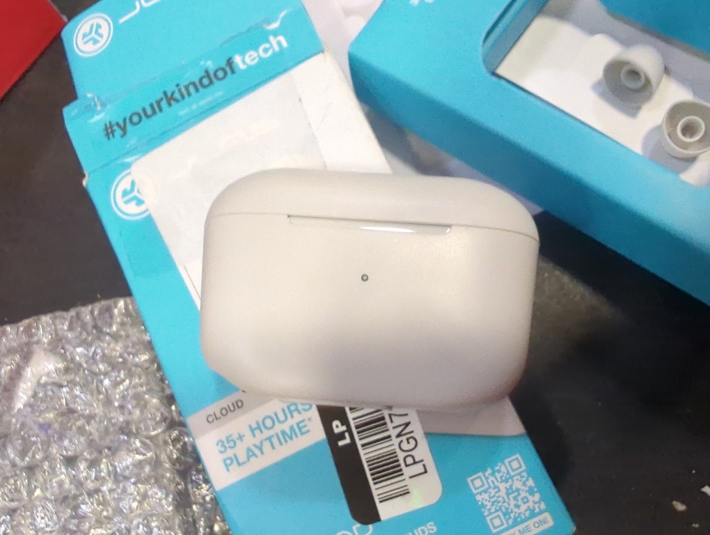 Color White JLab Go Air Pop True Wireless Bluetooth Earbuds - Cloud White