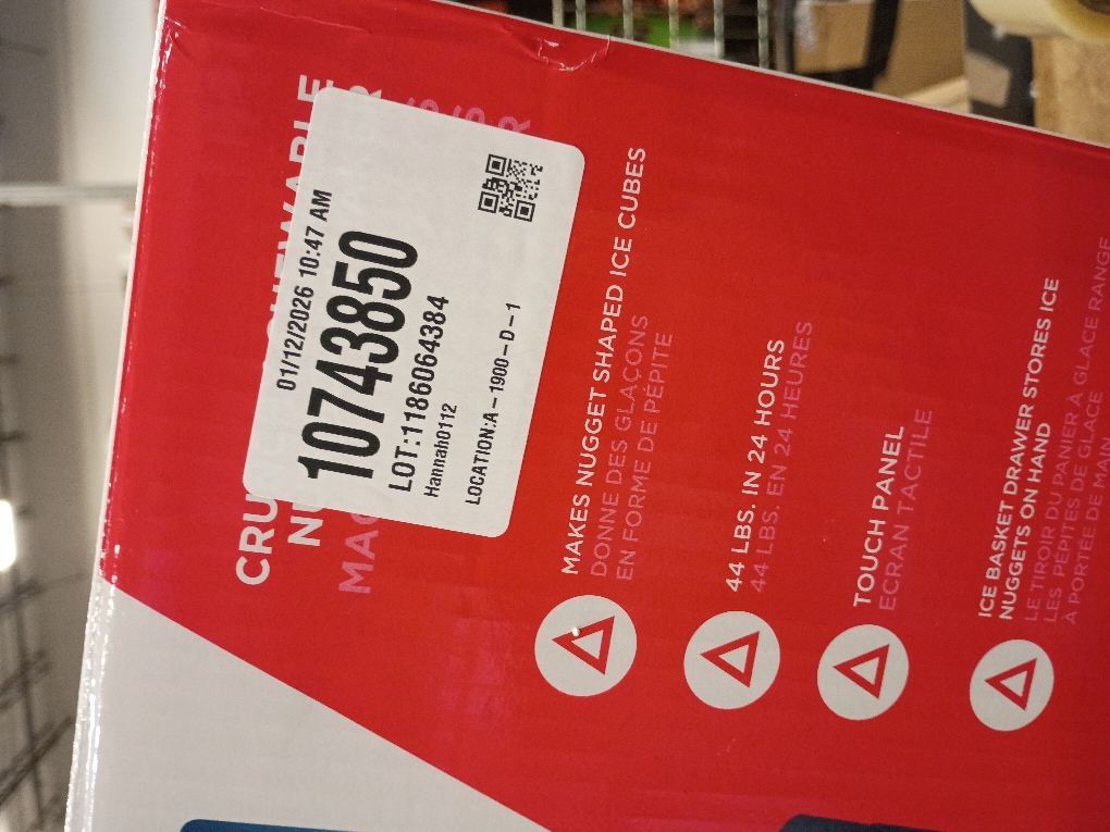 FRIGIDAIRE Gallery EFIC255 Countertop Crunchy Chewable Nugget Ice Maker, 44lbs per Day, Auto Self Cleaning, 2.0 Gen, Navy