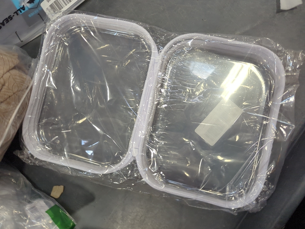2 Pack Clear Hard Shell Zipper Case, Transparent Zipper Pouches Makeup Case Hard Plastic Pencil Case Storage Boxes for Toiletry Travel Cosmetic Storage & Organizer