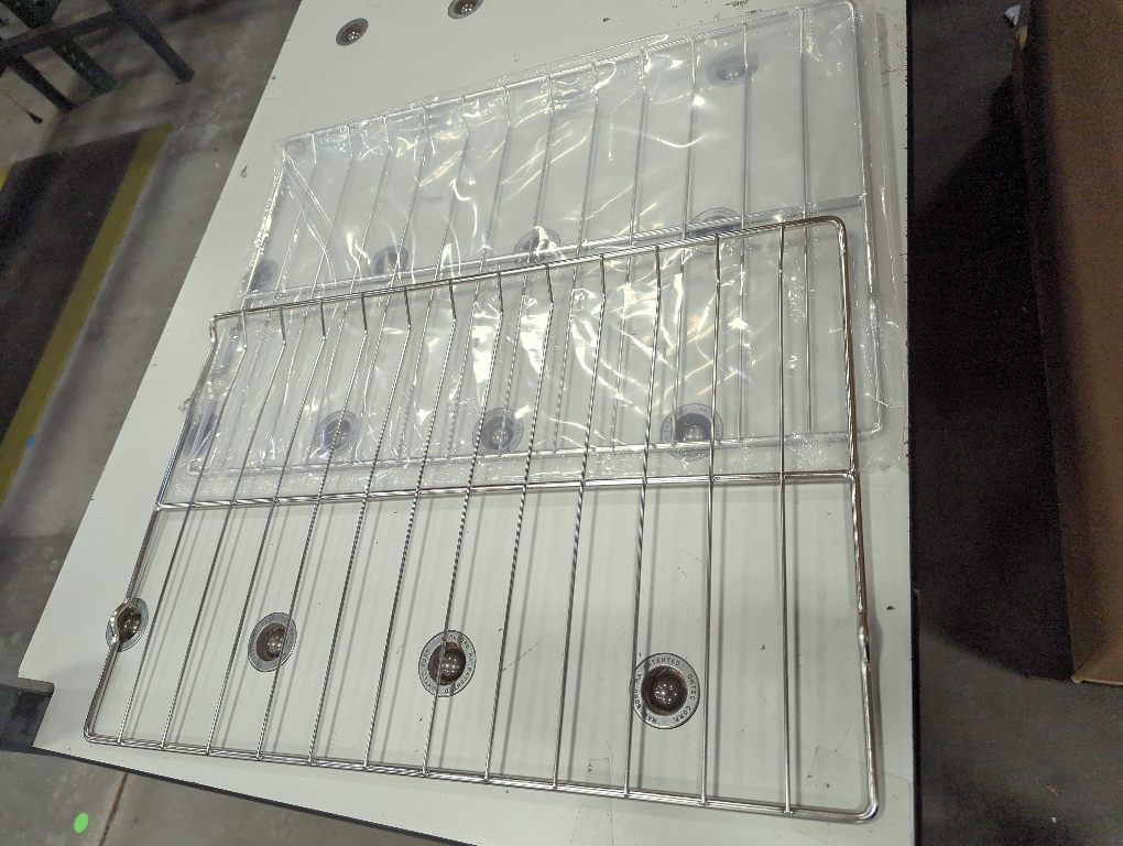 New Upgraded W10256908(24 x 15-3/4 Inches)Oven Rack Replacement for Whirlpool Range Stove Oven Parts, Replaces W10138079, 3195710, W10179196, 304 Stainless Steel, 2Pcs
