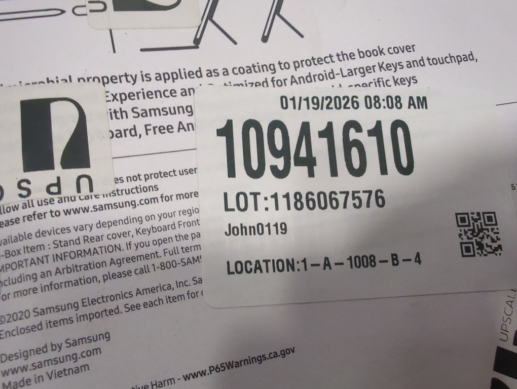 SAMSUNG Galaxy Tab S7  Keyboard, Black