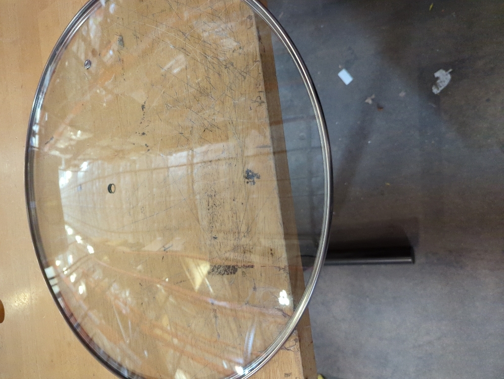 Rival Crock Pot Replacement 6 3/16 Glass Lid Metal Rim 1.5 Quart Slow Cooker. JL Missouri Parts & Misc.