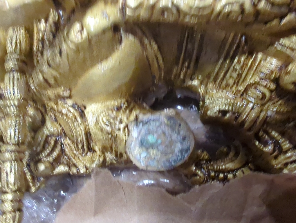 eSplanade - Brass Radha Krishna - Big Size - Brass Radha Idol Statue Sculpture  (Krishna Antique)