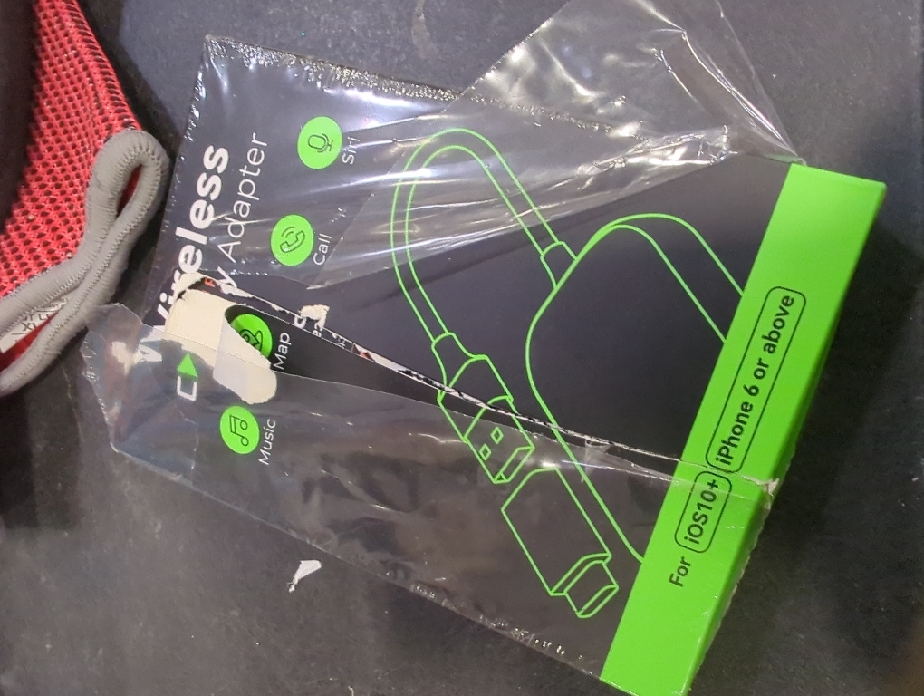 Jemluse Wireless CarPlay Adapter for Apple iPhone - Multi-User Seamless Connection for Convert Wired to Wireless Car Play Adapter - No Latency from iOS 10  to Screen w/USB C (Gray)