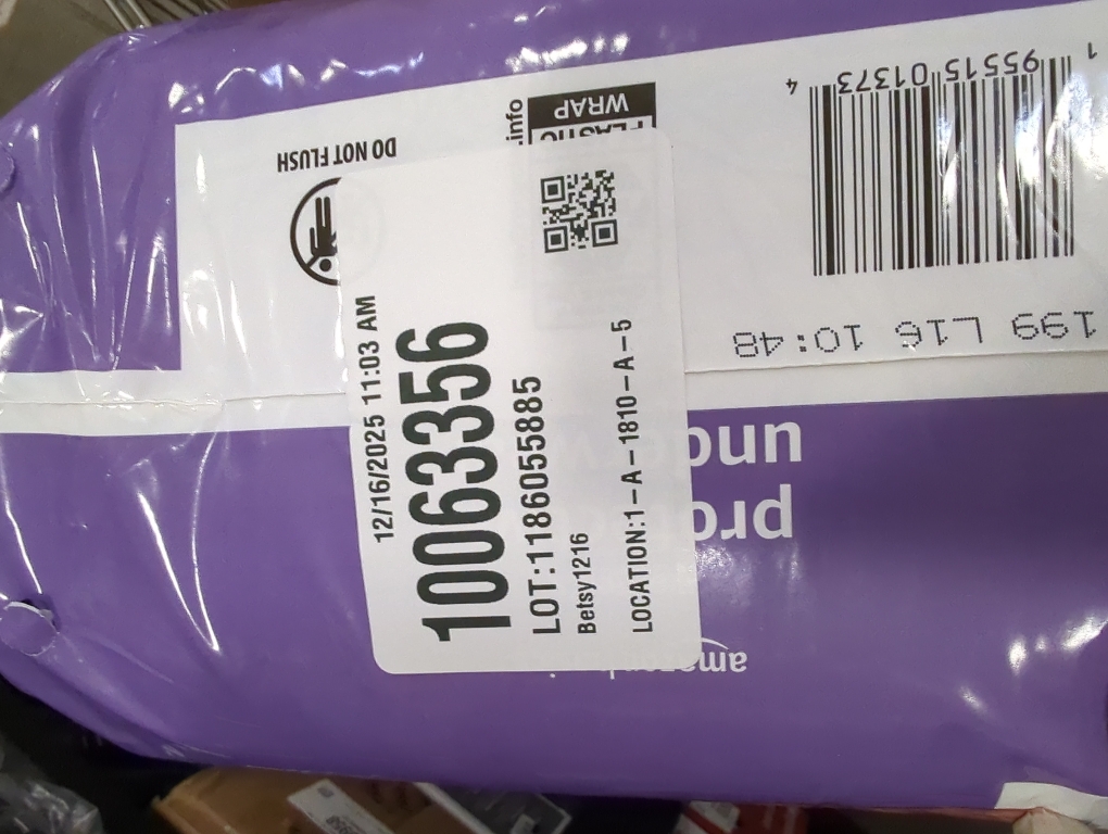 Amazon Basics Incontinence Underwear for Women, Protective, Disposable, Postpartum, Maximum Absorbency, XX-Large, Lavender, 14 Count