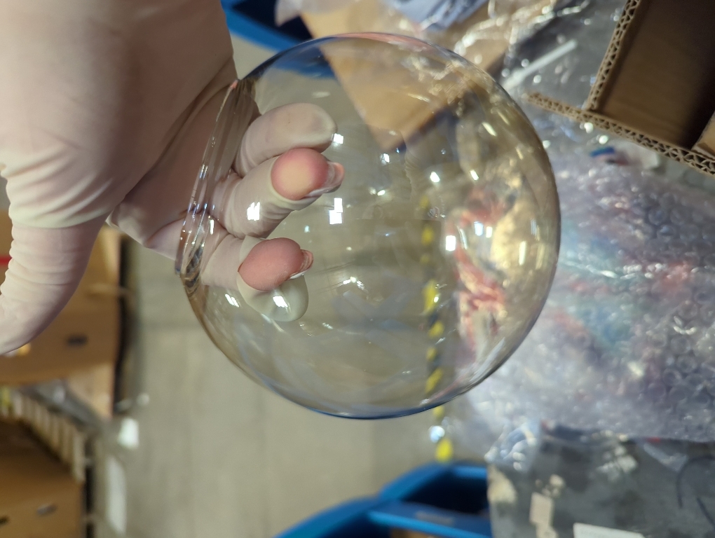 Beam Lighting 6-inch Clear Acrylic Replacement Globe - Cover for Ceiling, Wall Fixtures, Lamp Posts, or Streetlights