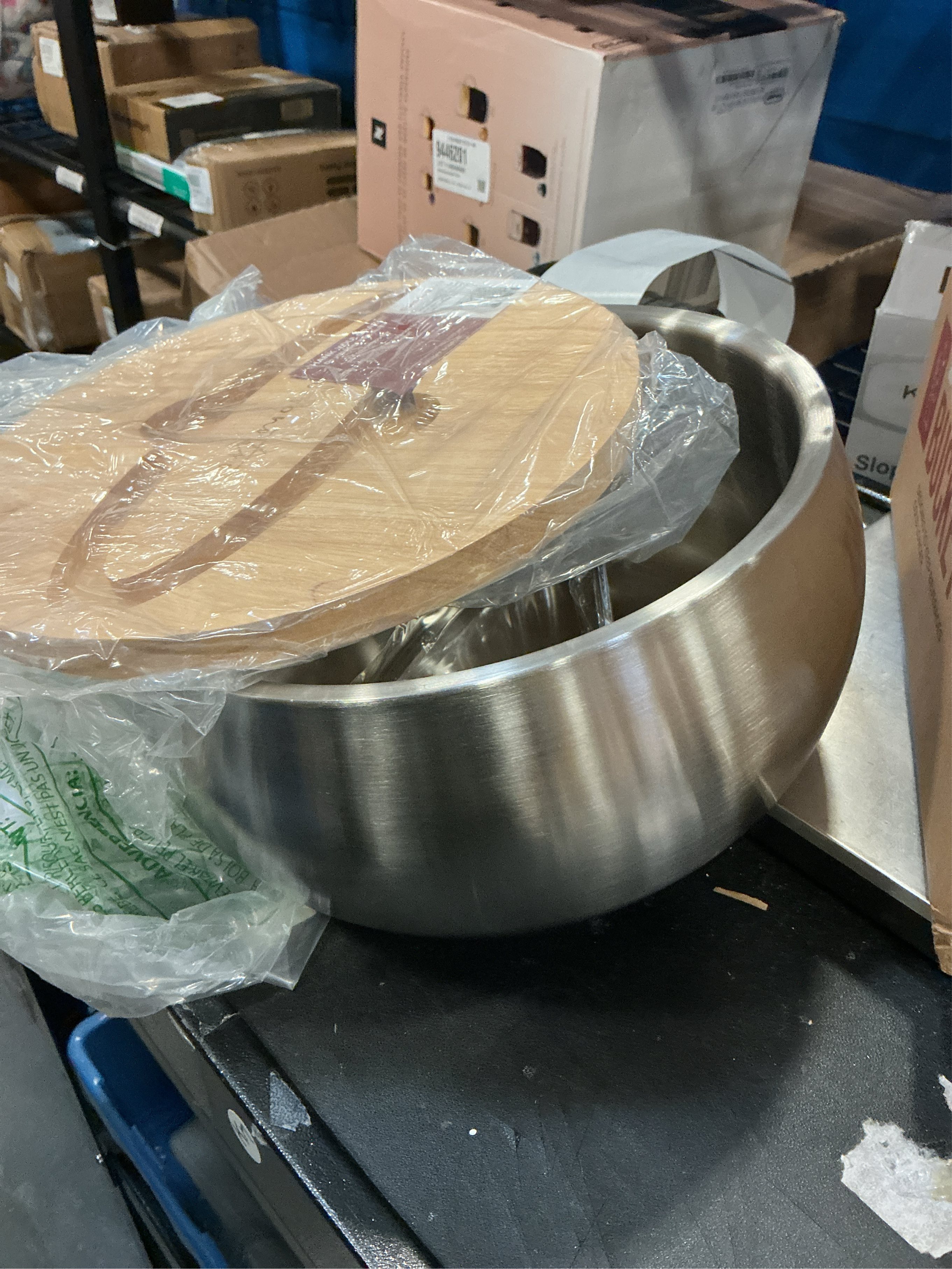 Gusto Nostro 4.1L Insulated Ice Bucket with Lid and Tongs, Double Wall Stainless Steel Ice Bucket Large, BPA Free Ice Bucket for Cocktail Bar, Keeps Champagne, Wine, Beer Chill for Parties