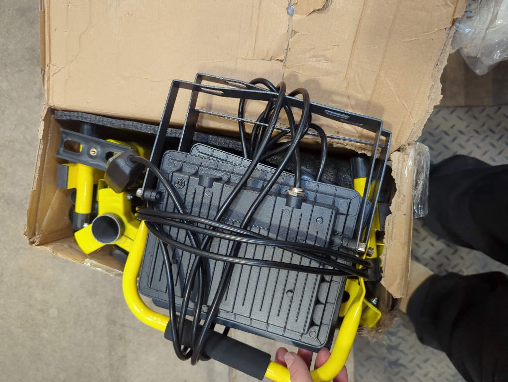 180W 20000 Lumen Dual-Head LED Work Light with Tripod Stand, 4 Brightness Adjustable, IP 65 Waterproof 10 Ft Power Cord