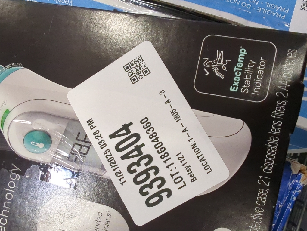 Braun White Ear and Forehead Infrared Thermometer 1 pk