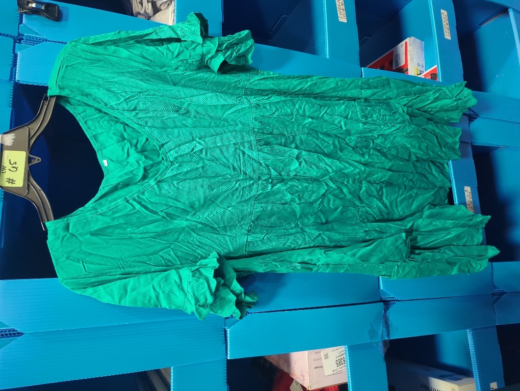 Size XXL AHAIJ Womens 2023 Summer Casual V Neck Babydoll Dress Short Sleeve Tiered Ruffle Pockets Plain Flowy Swing Mini Dress