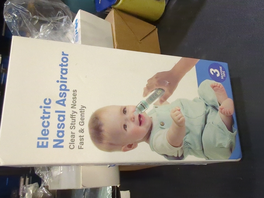 Nasal Aspirator for Baby,Rechargeable Nose Sucker for Baby,Baby Nasal Aspirator with 3 Silicone Tips,Adjustable Suction ,Waterproof Booger Sucker for Baby with Music and Light Function,Blue