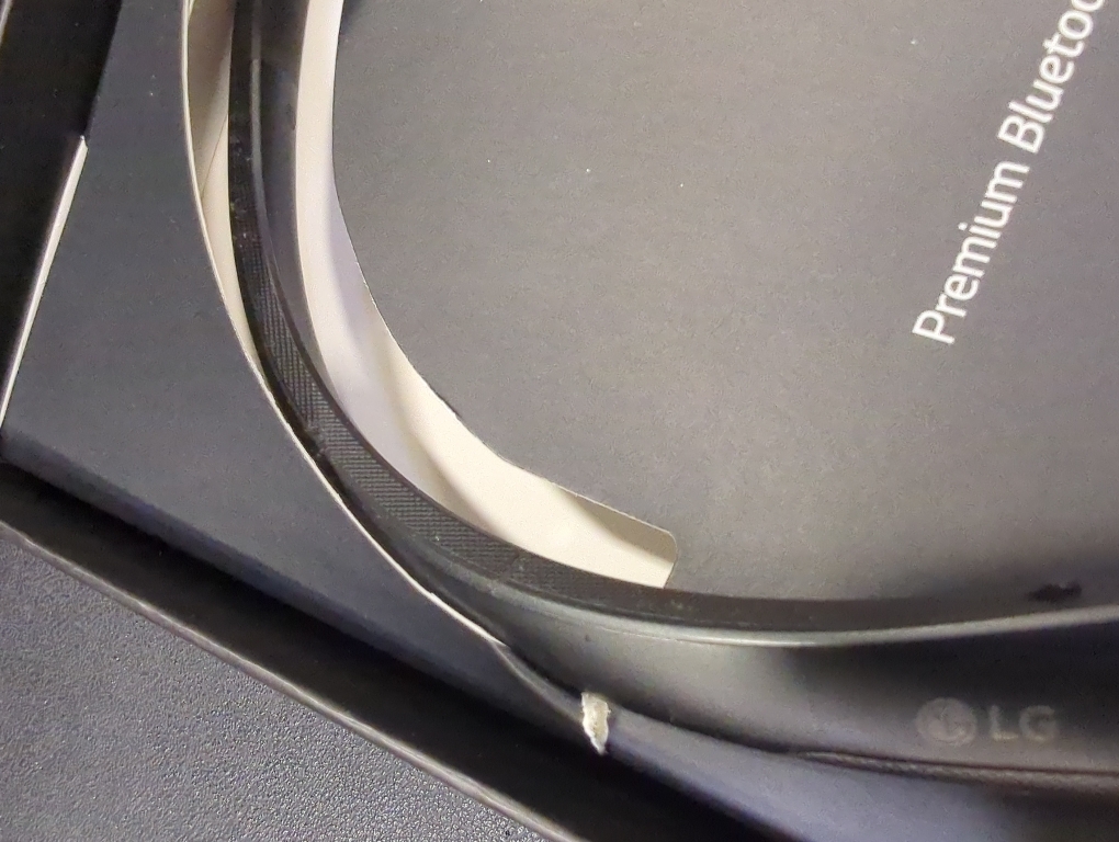 LG - TONE PLATINUM  Bluetooth Headset - Black