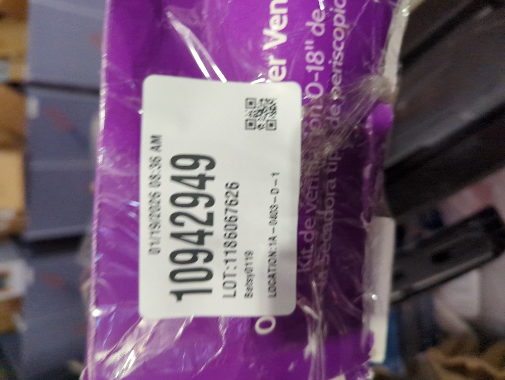 Whirlpool 4396011RP Genuine OEM Telescoping Vent Kit For Dryers Telescoping Vent Kit 18 To 29 Inches Aluminium replaces 4396011