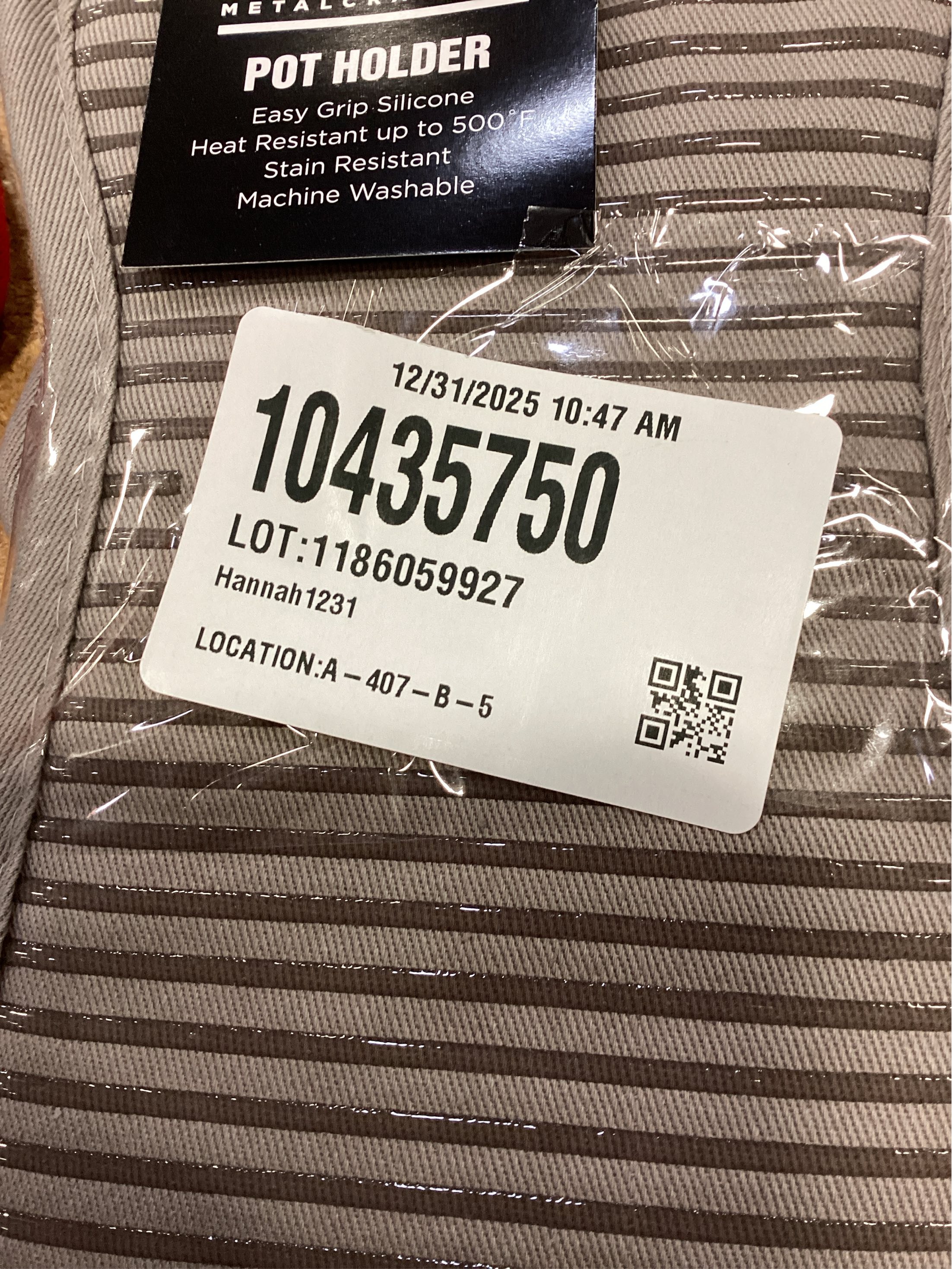 All-Clad Premium Pot Holder, 2 Piece, Titanium