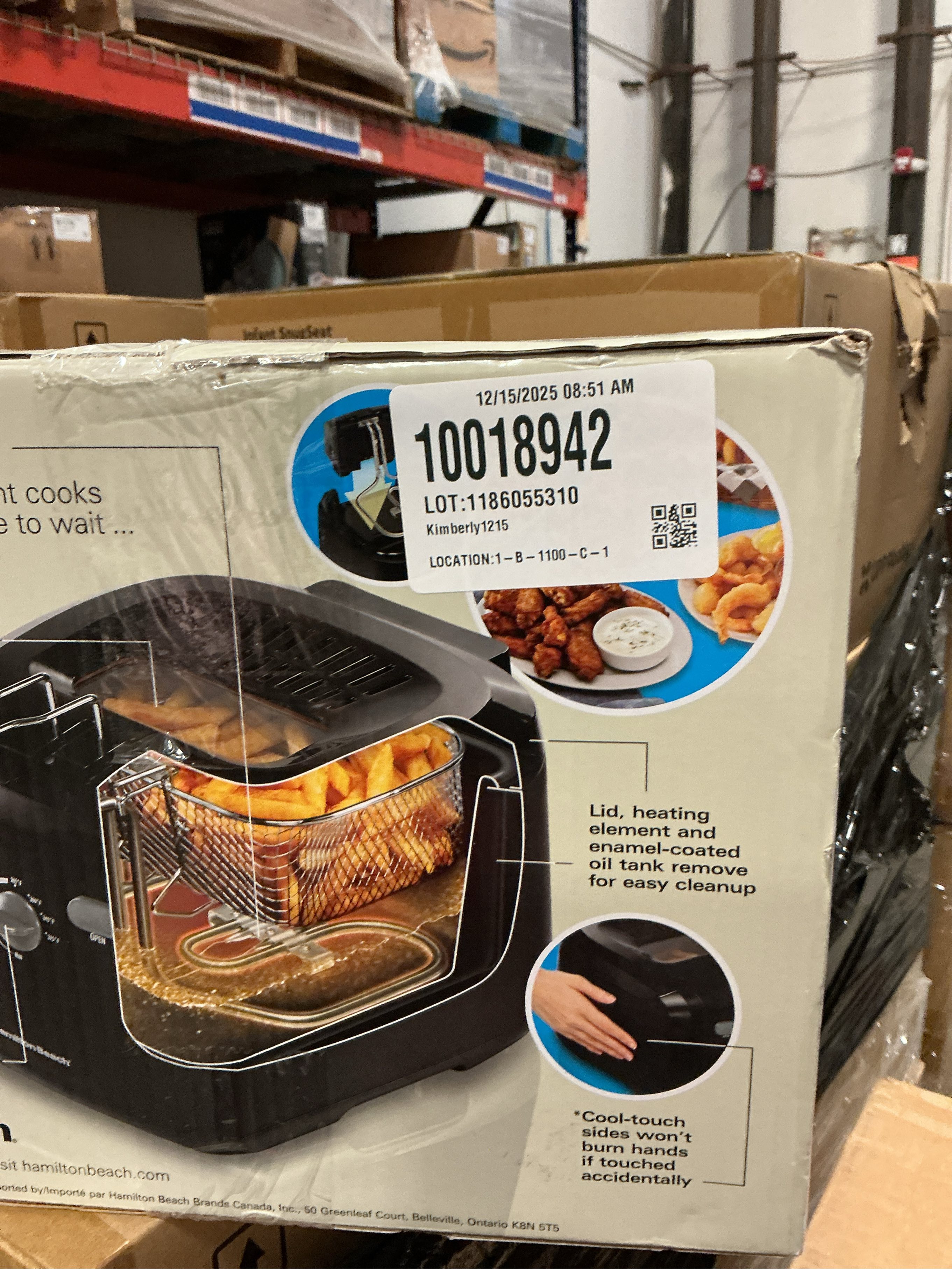 Hamilton Beach 2 Liter Cool Touch Deep Fryer | Model# 35021