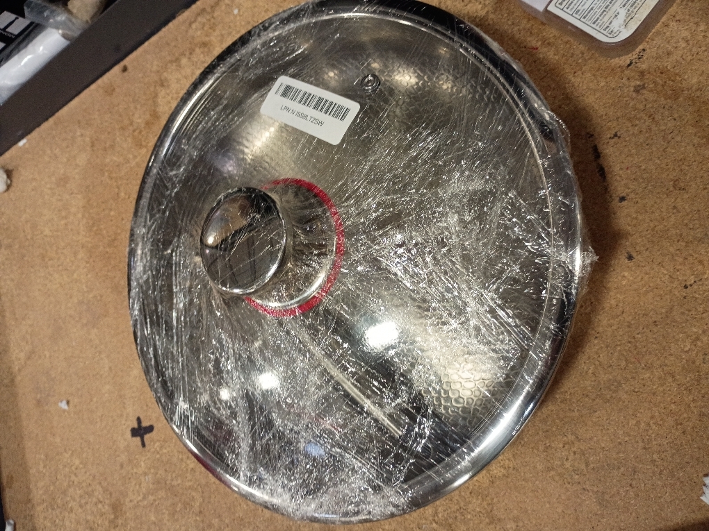 Titanium Hammered Pan Pro with Lid - 11.02 Inch Titanium Non Stick Frying Pan | Scratch-Resistant, Even Heating Cookware for All Stovetops (11in-With Lid)