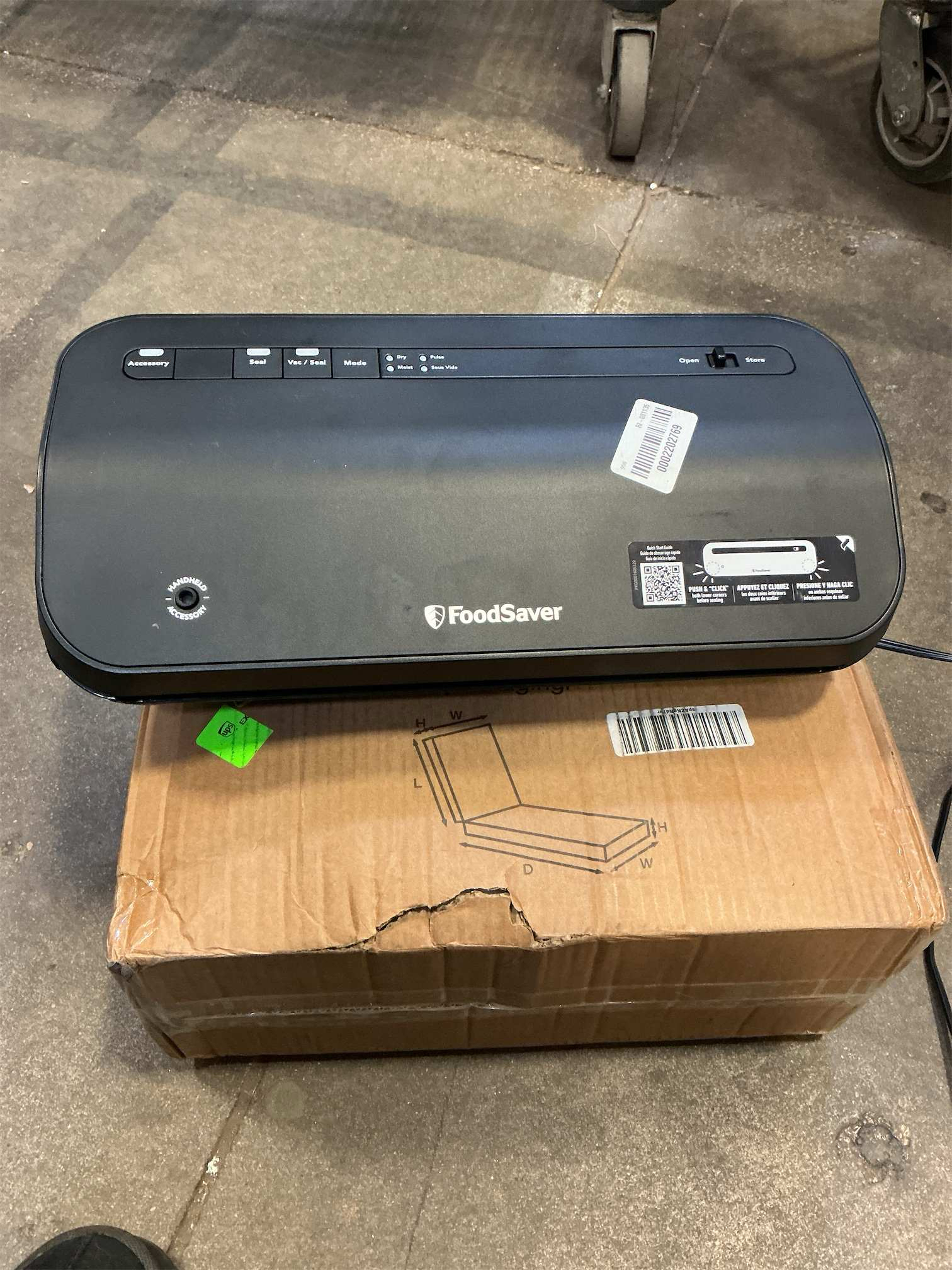 ‼️product may have stains or missing pieces ‼️FoodSaver Preserve Vacuum Sealing System Starter Kit with Bags and Rolls