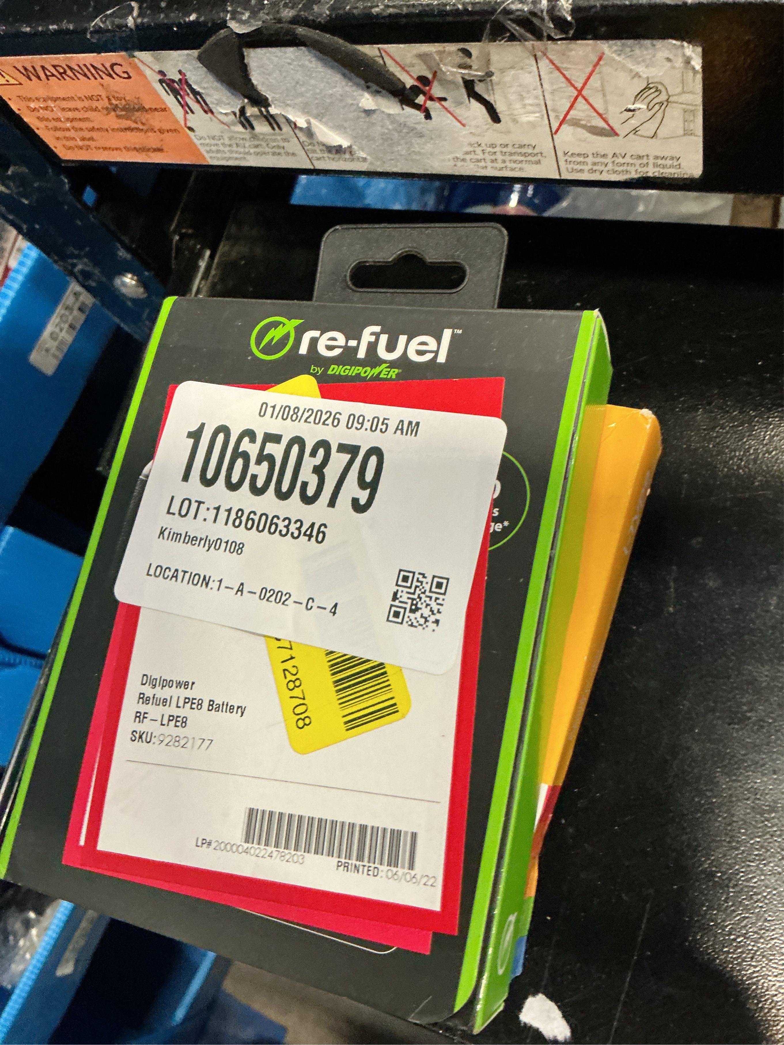 Digipower - Re-Fuel Rechargeable Lithium-Ion Replacement Battery for Canon Lp-e8