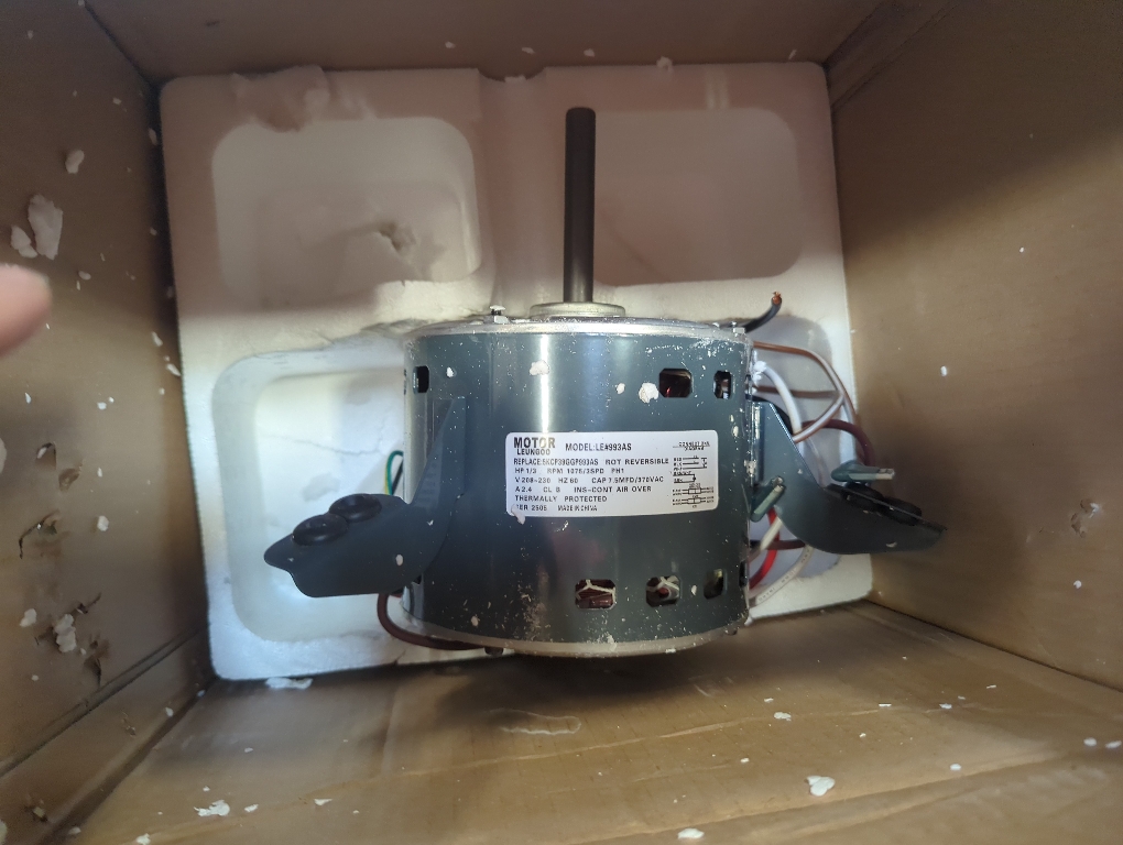 5KCP39GGP993AS Blower Motor Replaces GE genteq 5KCP39GGY923S 3S009 1/3HP 1075RPM Compatible with Goodman Furnace BT1340027S, BT1340027, 11091205, B13400312 Dayton 6DLN0 K55HXRCL-1854 208-230V LEUNGOO