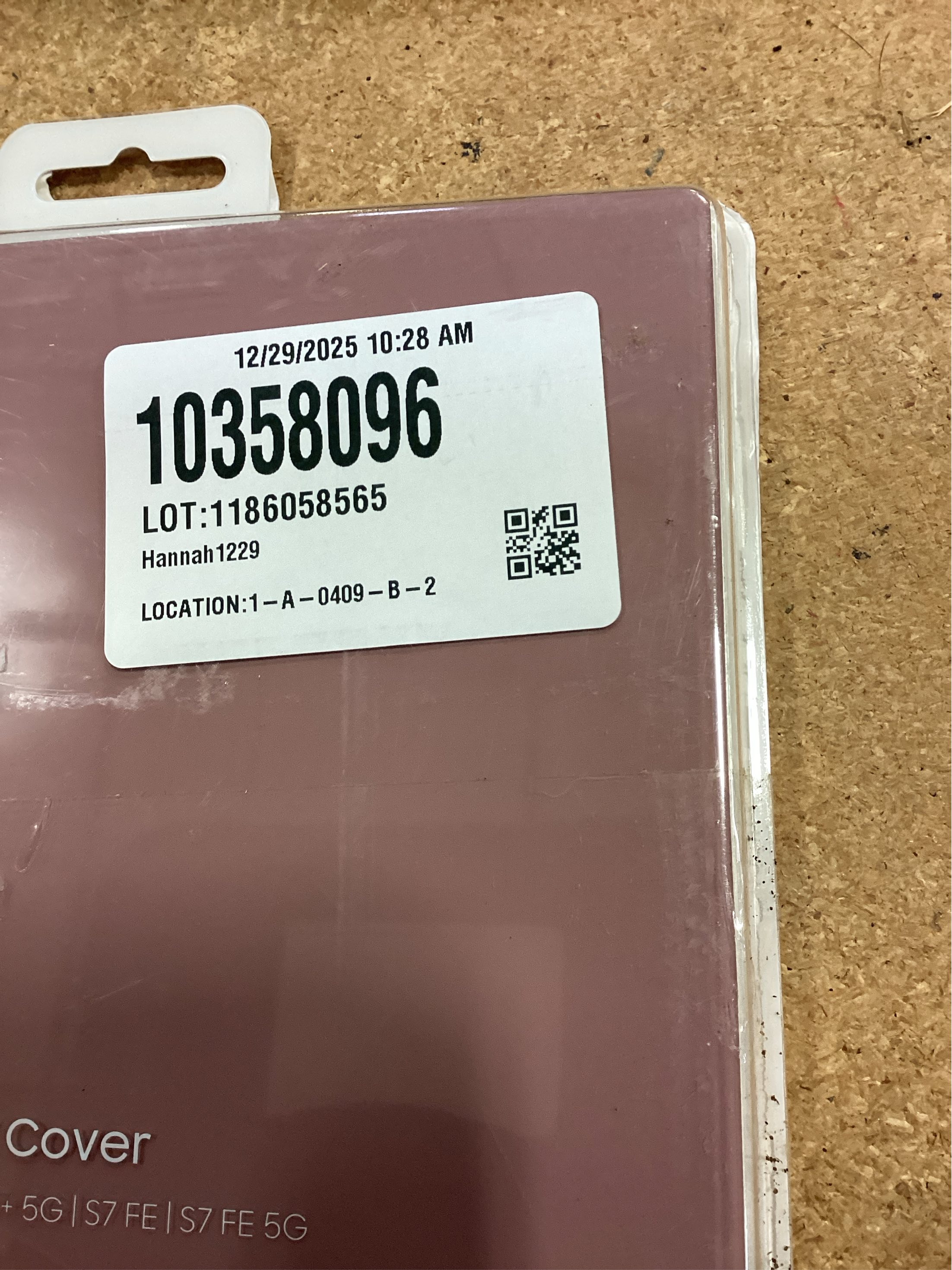 Samsung - Galaxy Tab S8 , Tab S7 FE, Tab S7  Book Cover - Mystic Pink