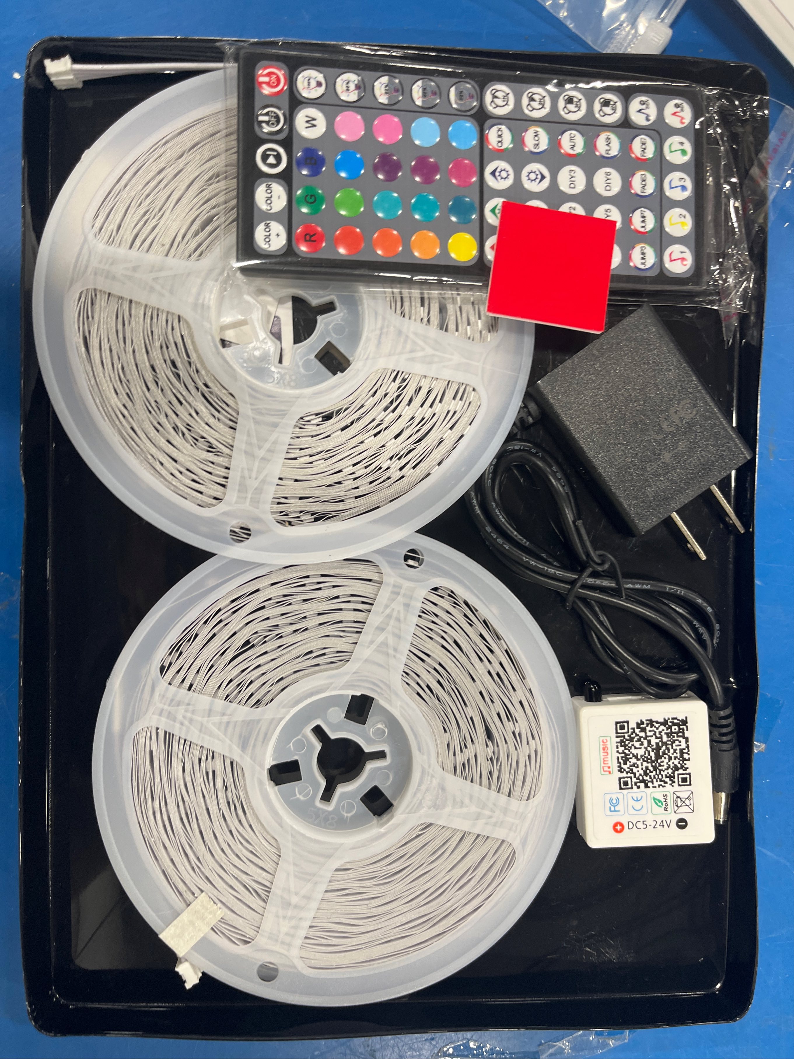 Led Lights for Bedroom 150 ft (2 Rolls of 75ft), Music Sync RGB Led Strip Lights with Remote App Control, Color Changing Led Lights for Room Home Kitchen Party Decor