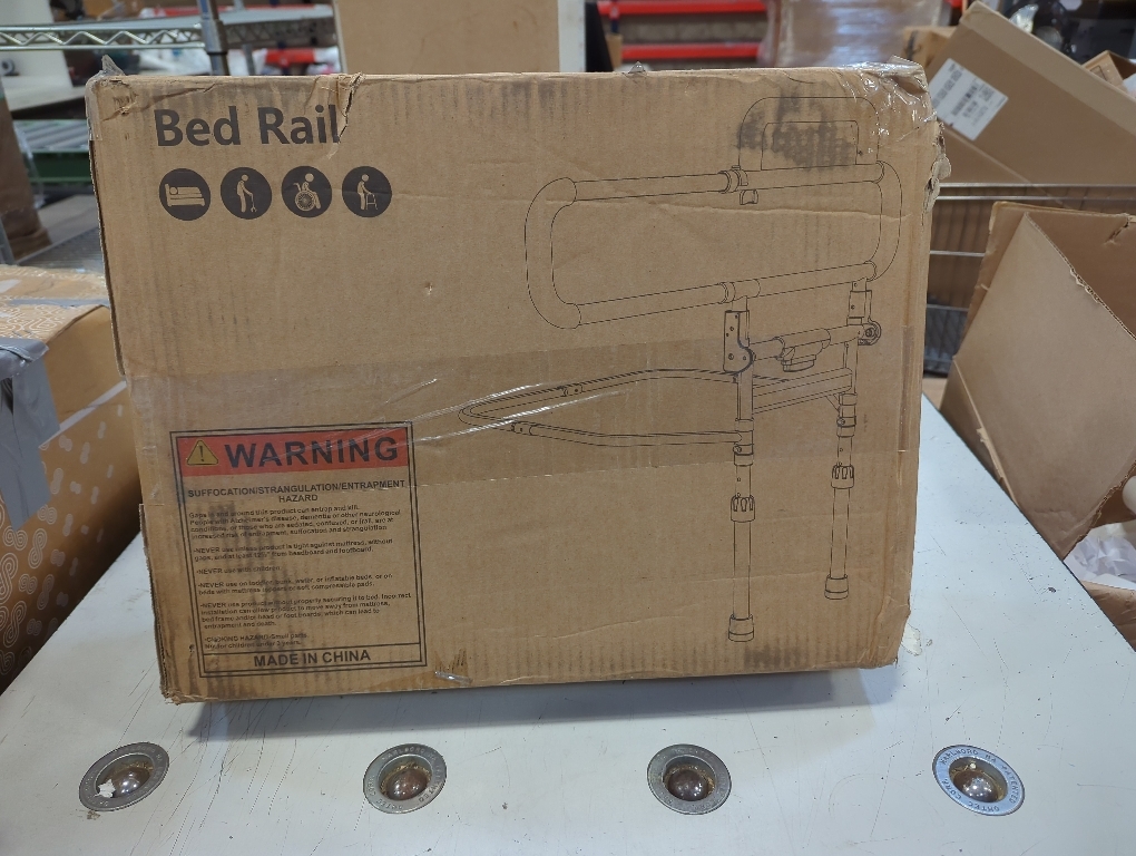 Sangohe Bed Rails for Elderly Adults Safety - Heavy Duty Bed Rail for Senior & People Falling Out of Bed - Bed Rail for Elderly, Height Adjustable, Fits Thick Mattress, Hold up to 300 Lbs, 504Q.(No warranty)