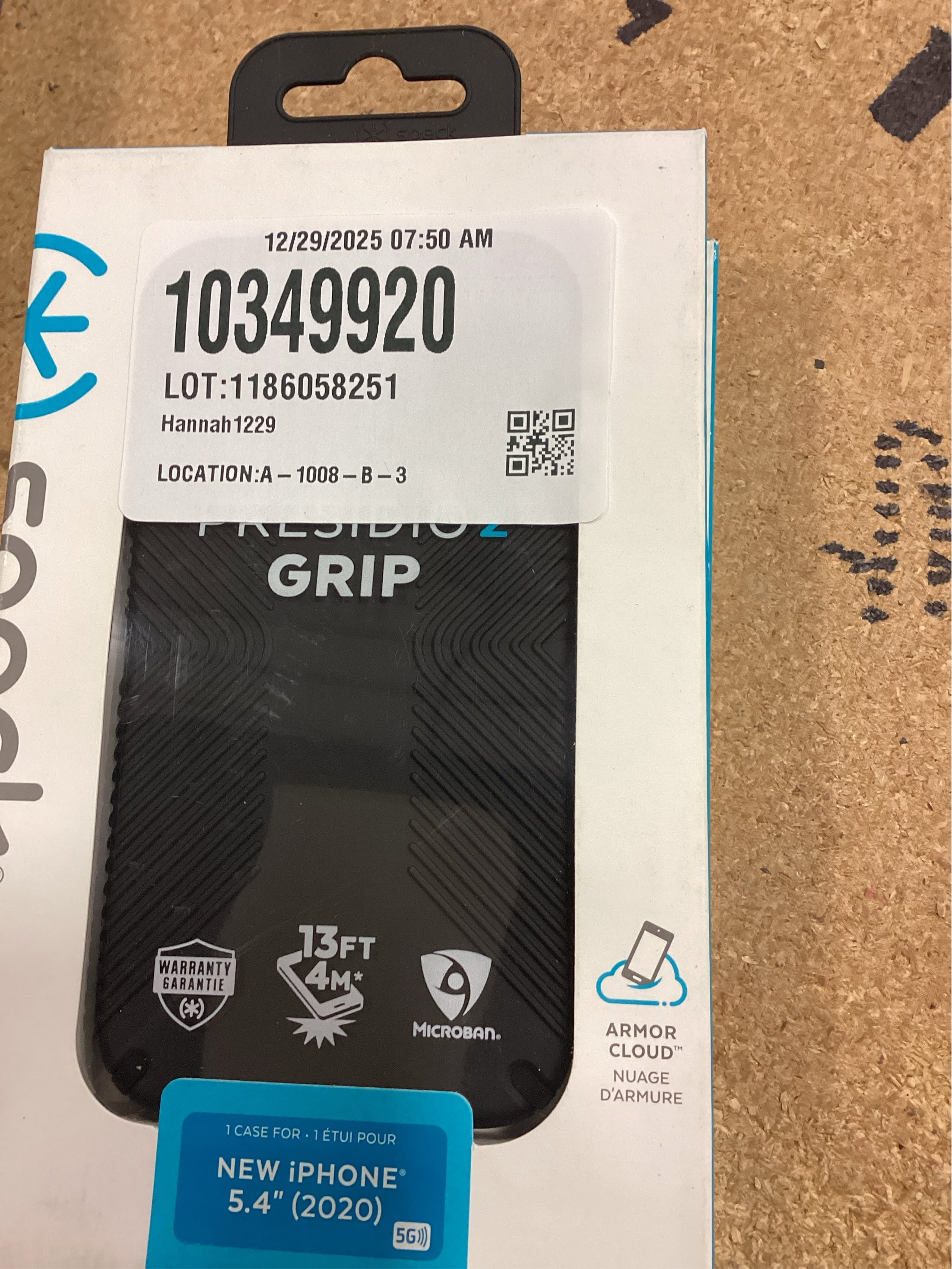 Speck Apple iPhone 12 Mini Presidio 2 Grip - Black two pack