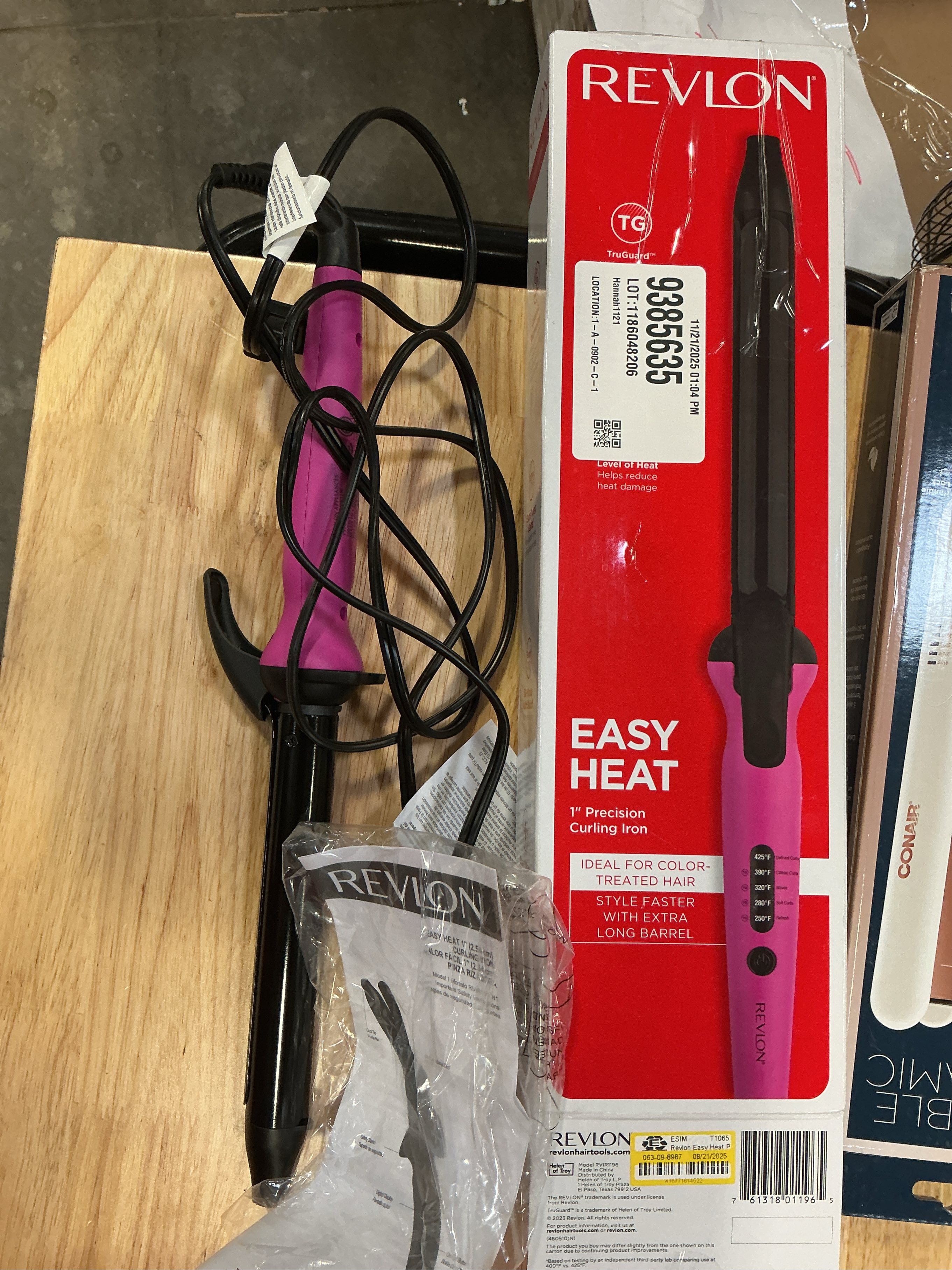 Revlon Easy Heat Precision Hair Curling Iron - 1