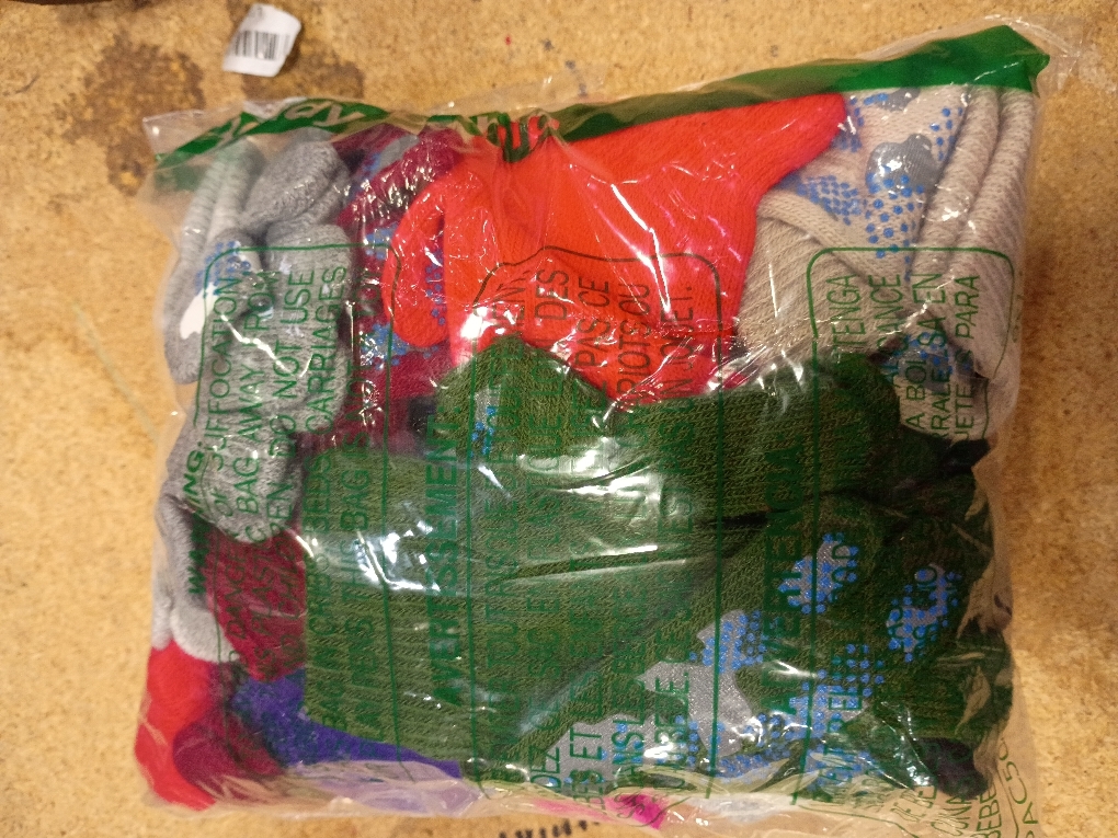 Glooarm 12 Pairs Kids Gloves Winter Toddler Full Fingers Knit Children Stretchy Warm Gloves Bulk for Boys Girls