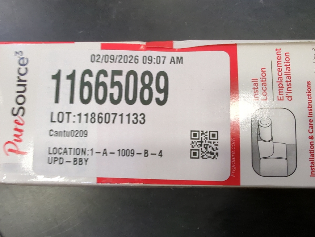 Frigidaire WF3CB Puresource3 Refrigerator Water Filter, White, 1 Count (Pack of 1)