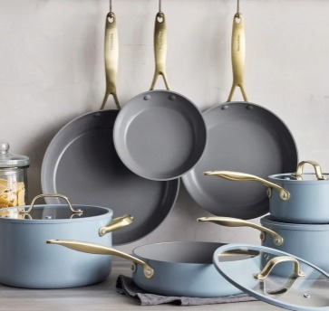 GreenPan Jewel Pro 11-piece Cookware Set missing sautè pan
