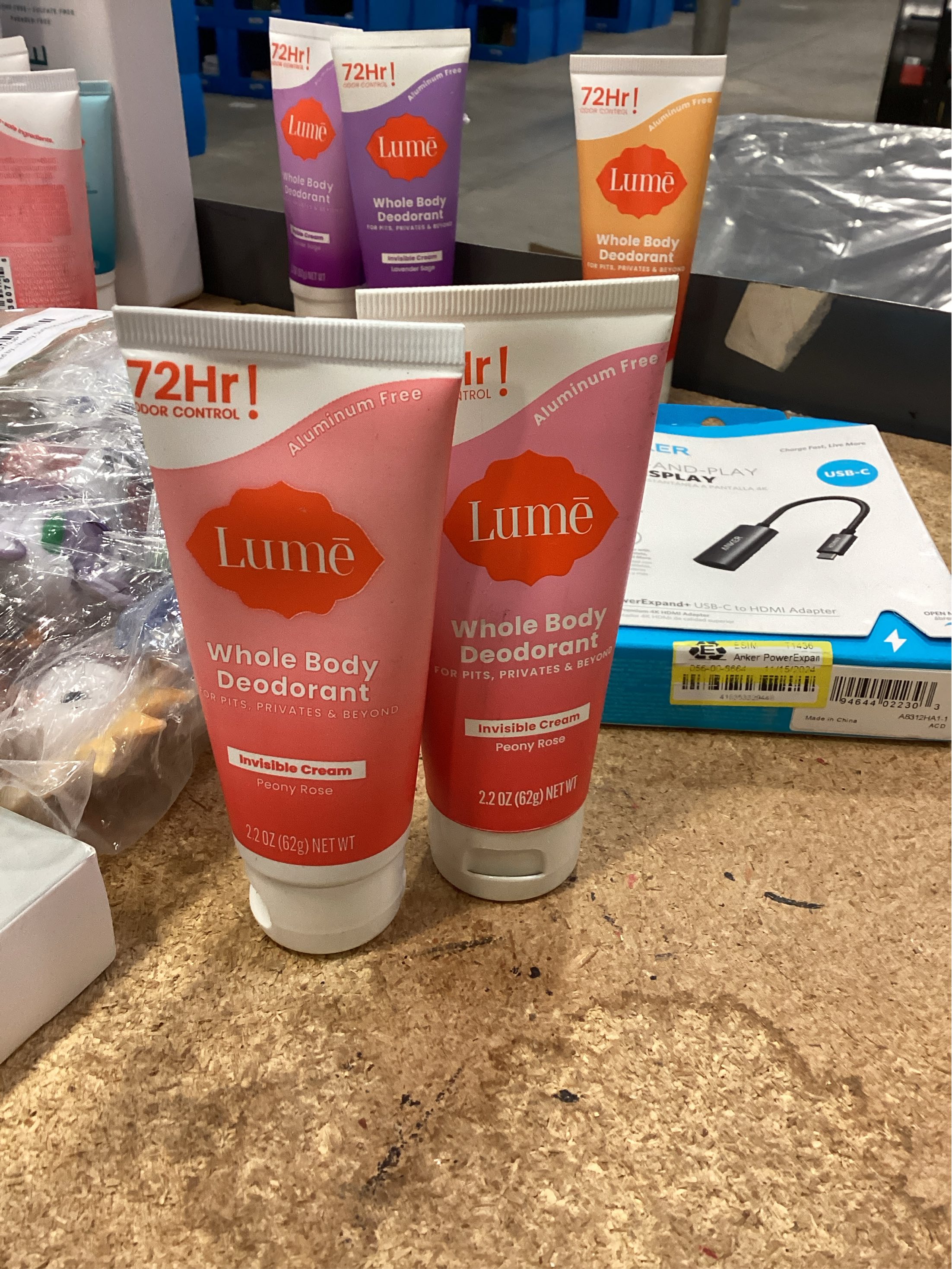 Lume Whole Body Women's Deodorant - Invisible Cream Tube - Aluminum Free 2 pack