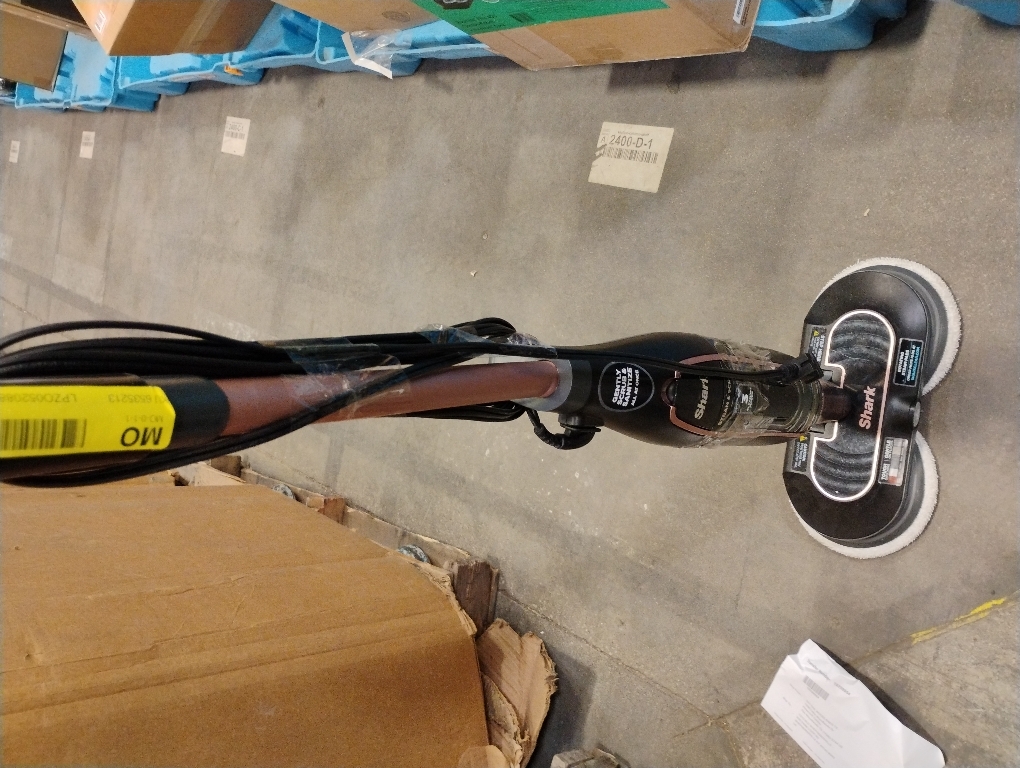 Shark S7201 Steam & Scrub with Steam Blaster Technology All-in-One Hard Floor Steam Mop with 3 Steam Modes & LED Headlights, Black