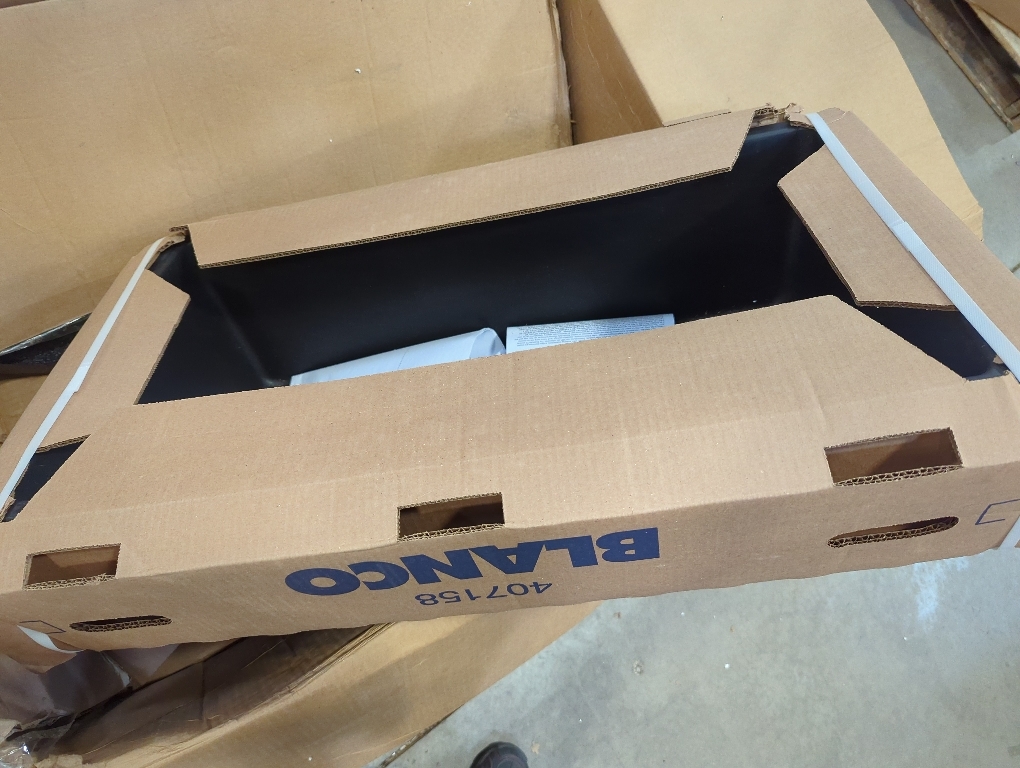 BLANCO, Anthracite 440149 PRECIS SILGRANIT Super Single Undermount Kitchen Sink, 32 X 19