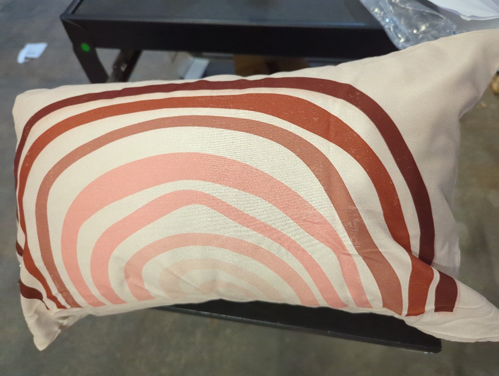 Small Pillow With Rainbow