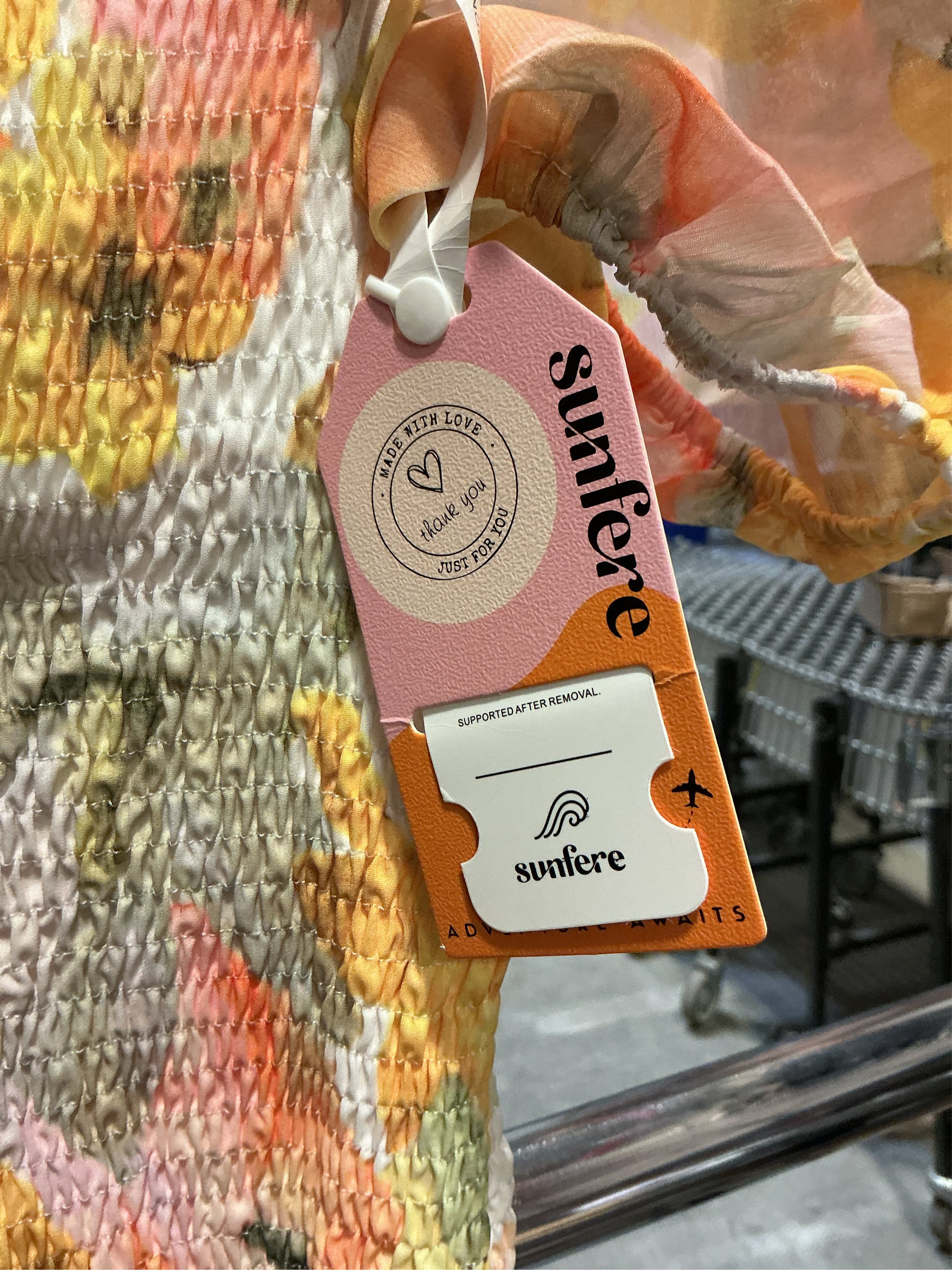 Size M Sunfere Womens Floral Dress Square Neck Summer Boho Sexy Split Dresses Fitted Sundress Puff Sleeve Mermaid Party Dress