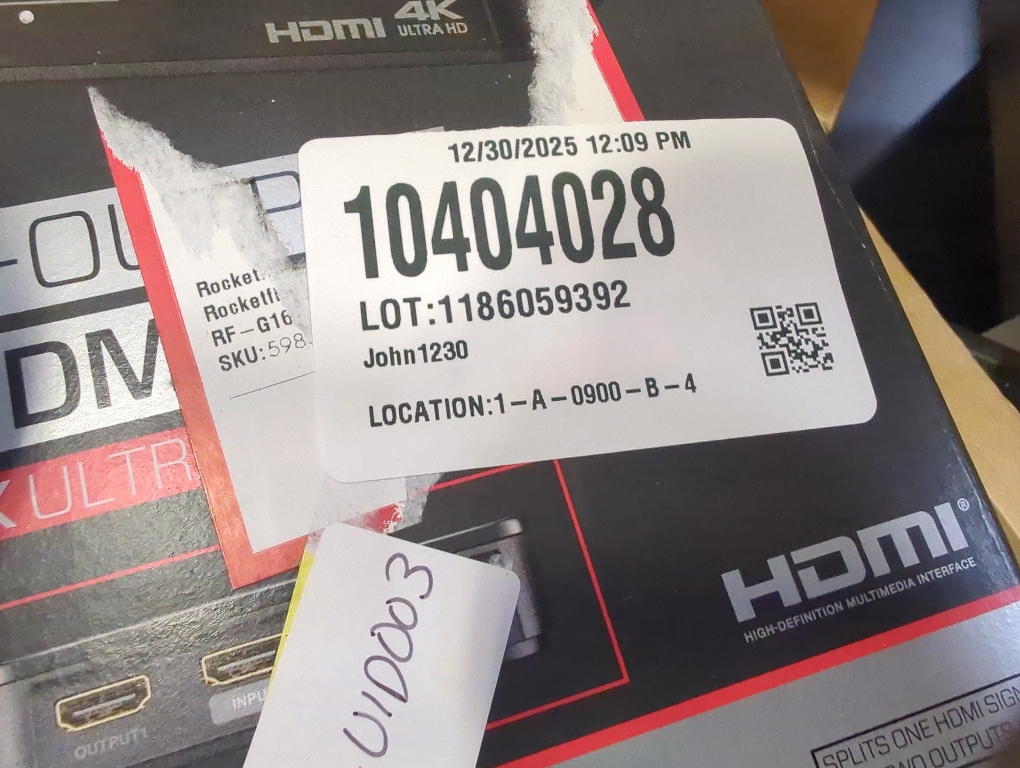 Rocketfish 2-Output HDMI Splitter with 4K at 60Hz and HDR Pass-Through - Dual HDMI Splitter with Easy Setup - HDMI Splitter Output Supports 2 HDMI Displays - Splitter with 4k & HDR Compatibility