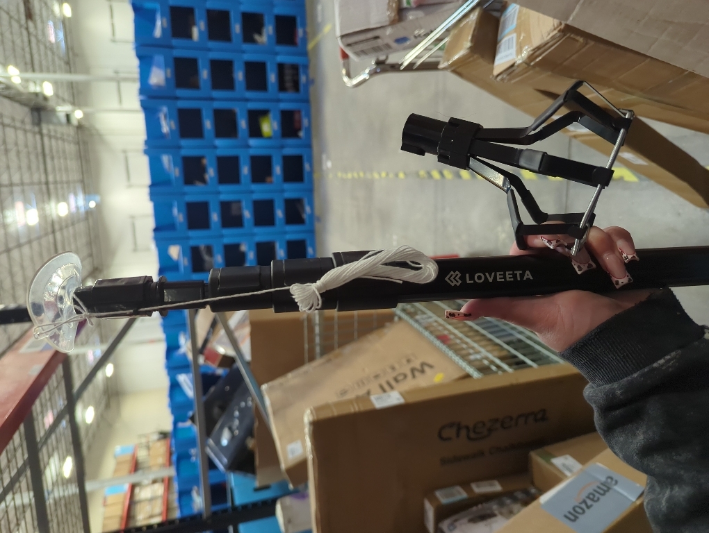 18FT Reach Light Bulb Changer for High Ceilings with Telescopic Extension Pole，3-12FT Light Bulb Extension Pole Changer with Baskets and Suction Cup for High Ceilings and Recessed Lights