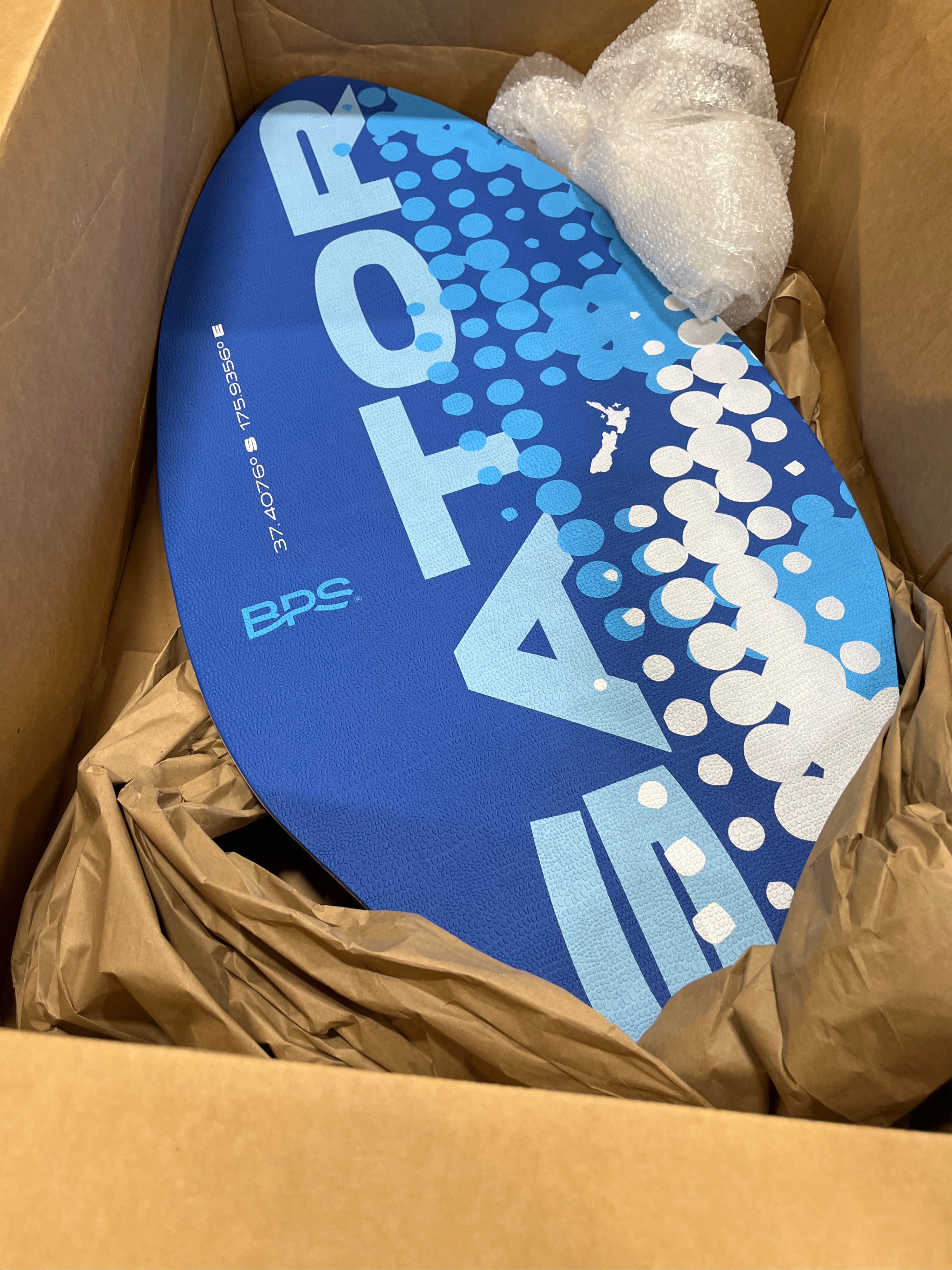 BPS New Zealand ‘Gator’ Skimboard with Colored EVA Grip Pad and High Gloss Clear Coat Wooden Skim Boards for Kids and Adults | Choose from 3 Sizes and Traction Pad Color