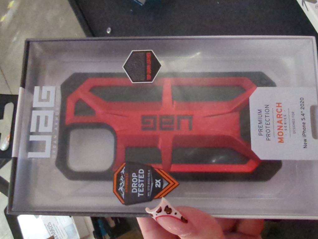 UAG - Monarch Series Hard Shell Case for iPhone 12 Mini - Crimson