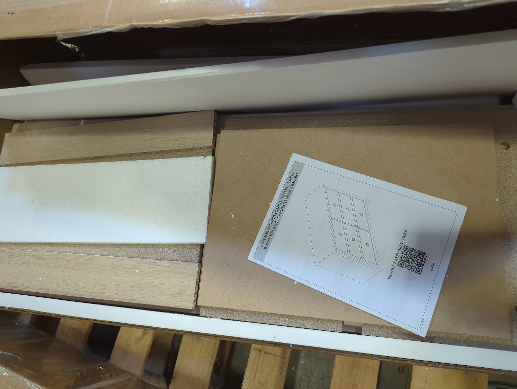 6 Drawer Dresser Grey