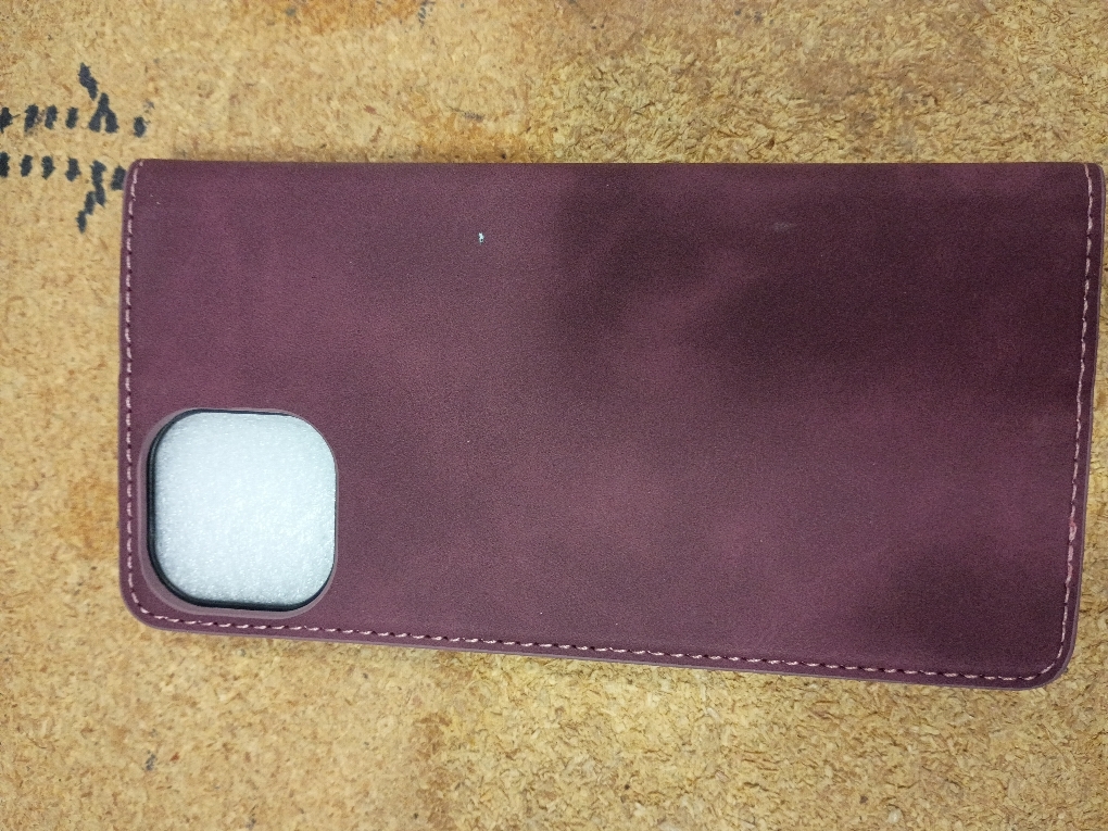 QLTYPRI Case for iPhone 13, Premium PU Leather Cover TPU Bumper with Card Holder Kickstand Hidden Magnetic Adsorption Flip Wallet Case for iPhone 13(6.1 inch) - Wine Red