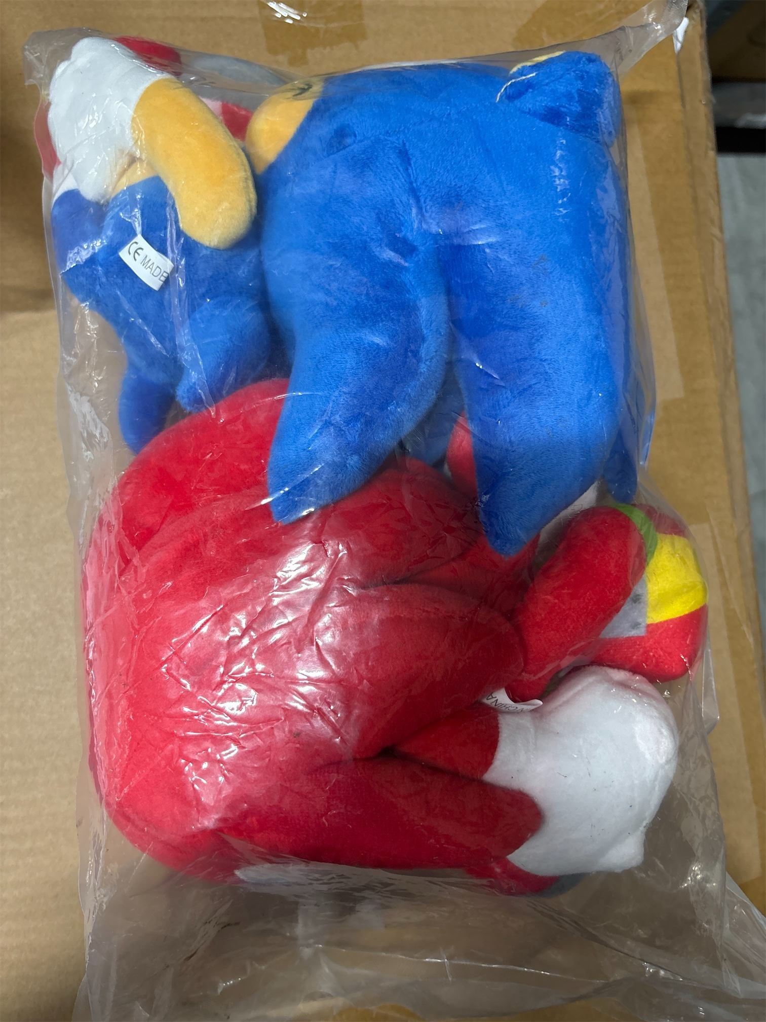 Sonic Plush Doll,The Hedgehog 2 The Movie Plush,Knuckles Sonic Plush Toy,Shadow Stuffed Animals Plush Pillow,Gift for Kids (4pcs)