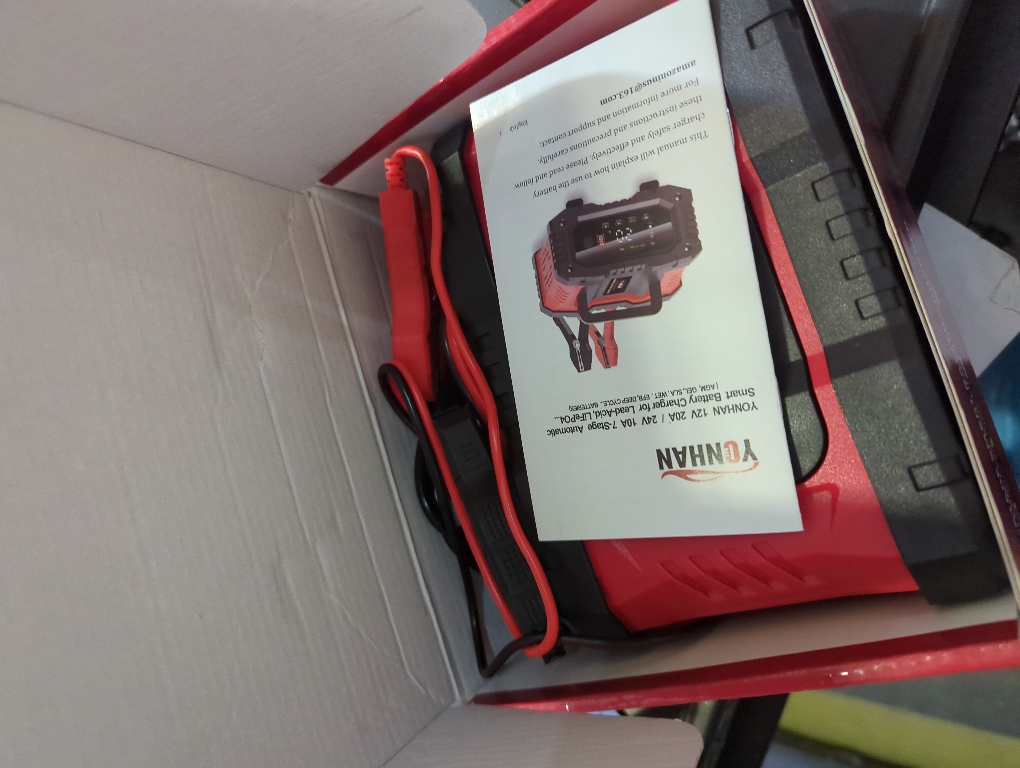 YONHAN Battery Charger 20A 12V/24V LiFePO4 Lead Acid Fully Automatic Battery Maintainer, Car Battery Trickle Charger Automotive w/Repair, Winter Mode, for AGM, STD, Gel, Deep Cycle Batteries