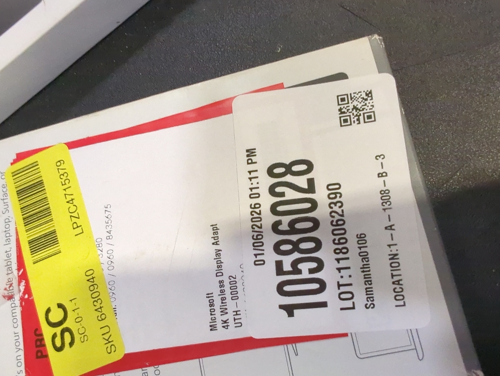 Microsoft 4K Wireless Display Adapter Black