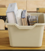 Pack Plastic Cubby Bin Book Bin